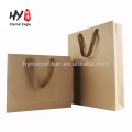 Thick white cardboard paper shopping bag for promotional